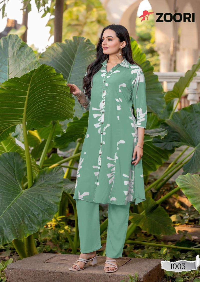 Zoori Alexa Vol 2 Pure Rayon Print Fancy Kurti