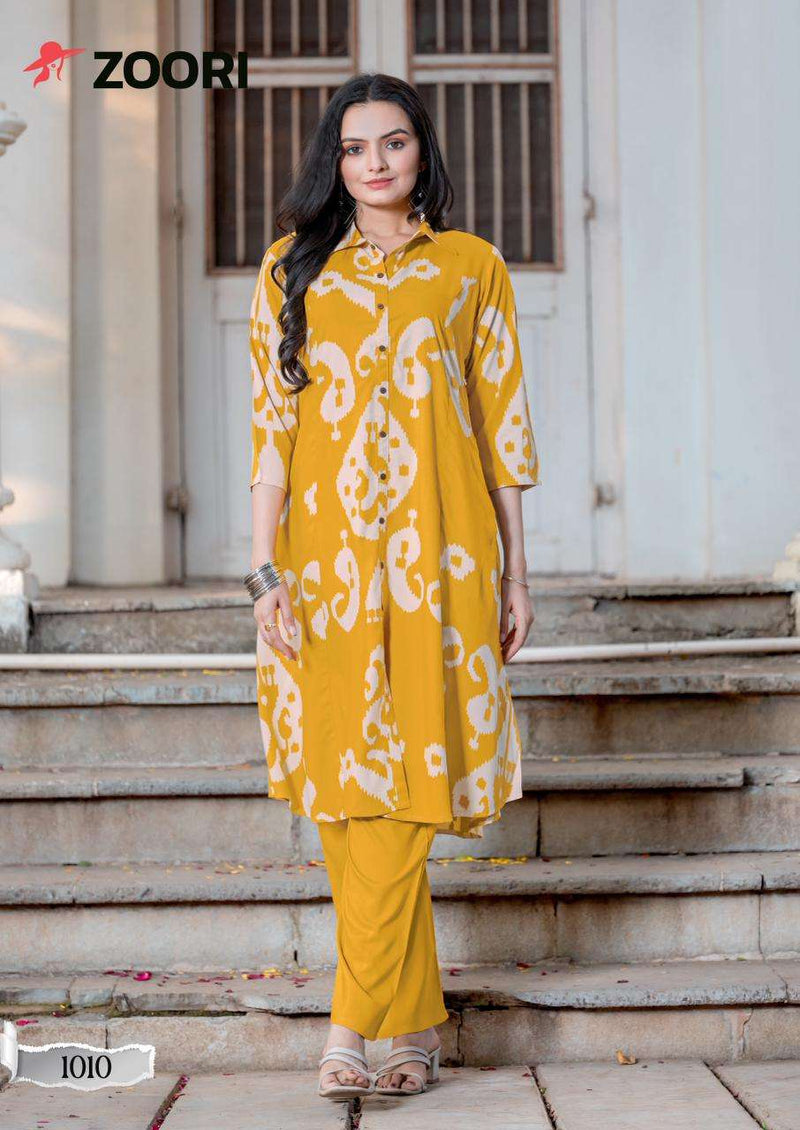 Zoori Alexa Vol 2 Pure Rayon Print Fancy Kurti