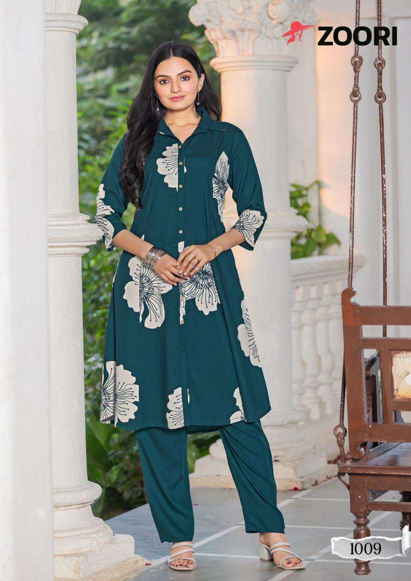 Zoori Alexa Vol 2 Pure Rayon Print Fancy Kurti