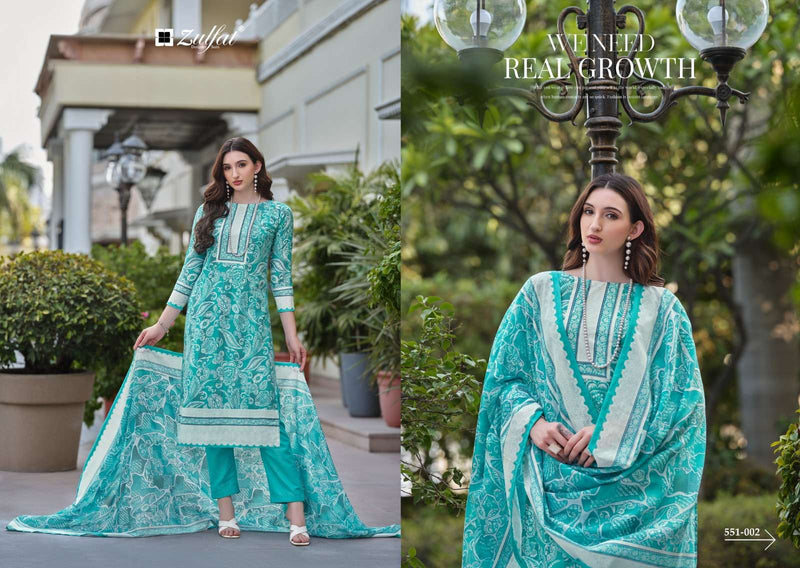 Zulfat Designer Farhana Vol 7 Cotton Exclusive Designer Printed Designer Salwar Kameez