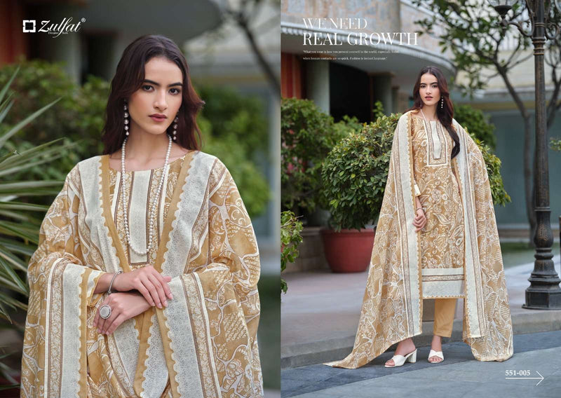 Zulfat Designer Farhana Vol 7 Cotton Exclusive Designer Printed Designer Salwar Kameez