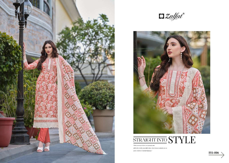 Zulfat Designer Farhana Vol 7 Cotton Exclusive Designer Printed Designer Salwar Kameez
