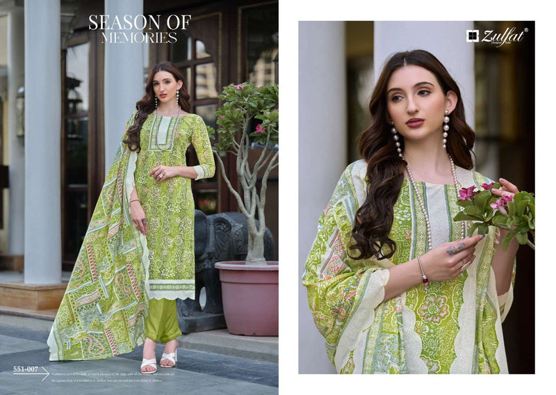 Zulfat Designer Farhana Vol 7 Cotton Exclusive Designer Printed Designer Salwar Kameez