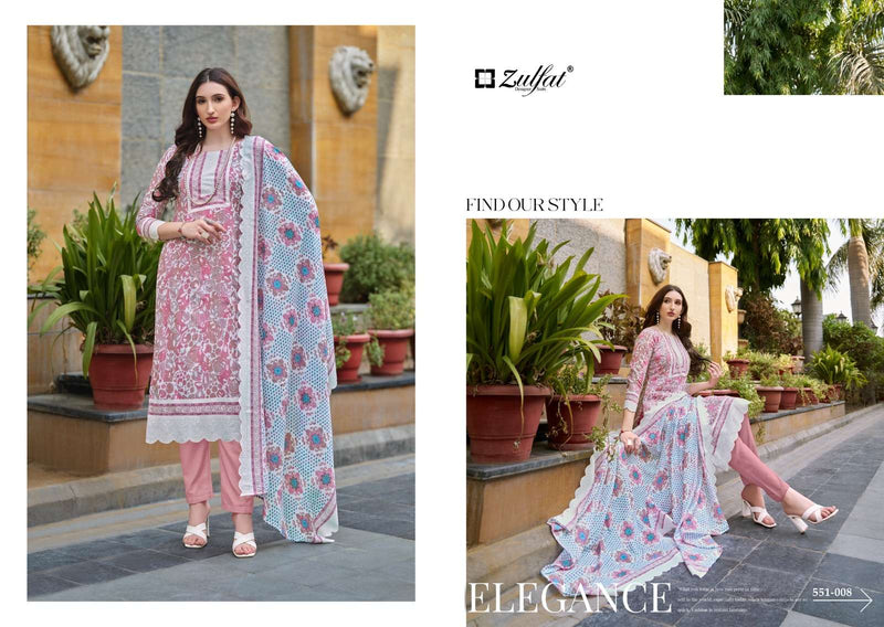 Zulfat Designer Farhana Vol 7 Cotton Exclusive Designer Printed Designer Salwar Kameez