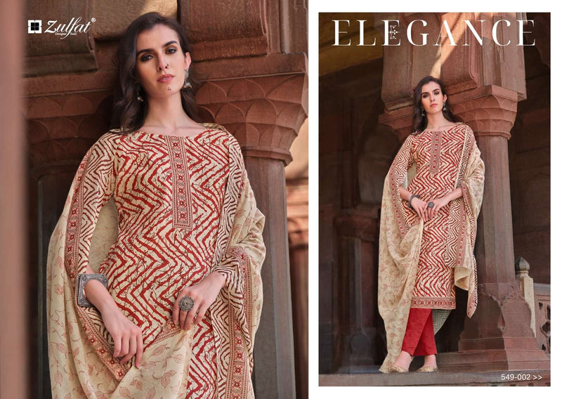 Zulfat Designer Nazrana Vol 2 Cotton Exclusive Designer Print Digital Salwar Suit