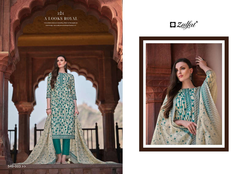 Zulfat Designer Nazrana Vol 2 Cotton Exclusive Designer Print Digital Salwar Suit