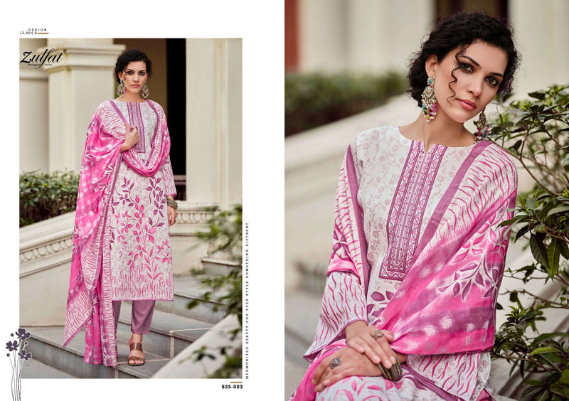 Zulfat Designer Studio Farhana Vol 9 Pure Cotton Printed Fancy Salwar Suit