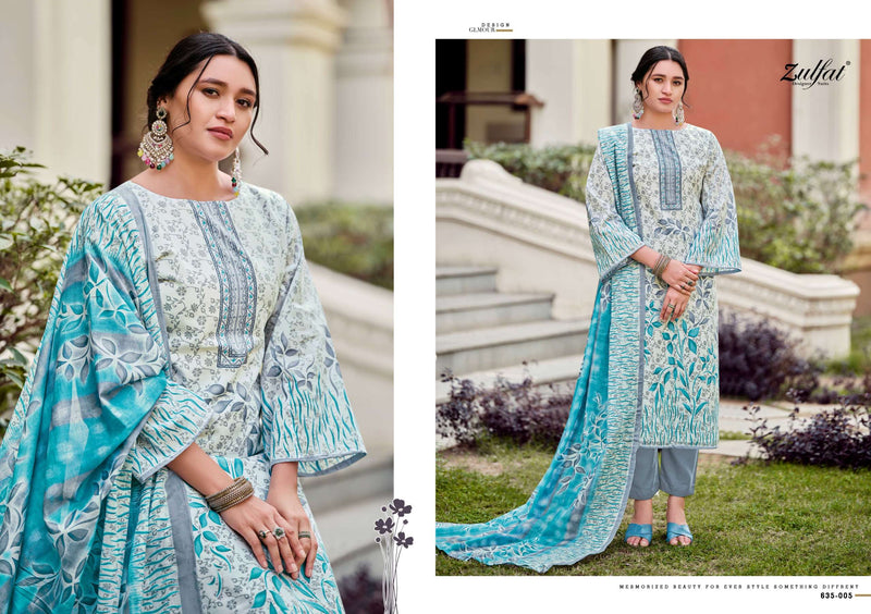 Zulfat Designer Studio Farhana Vol 9 Pure Cotton Printed Fancy Salwar Suit