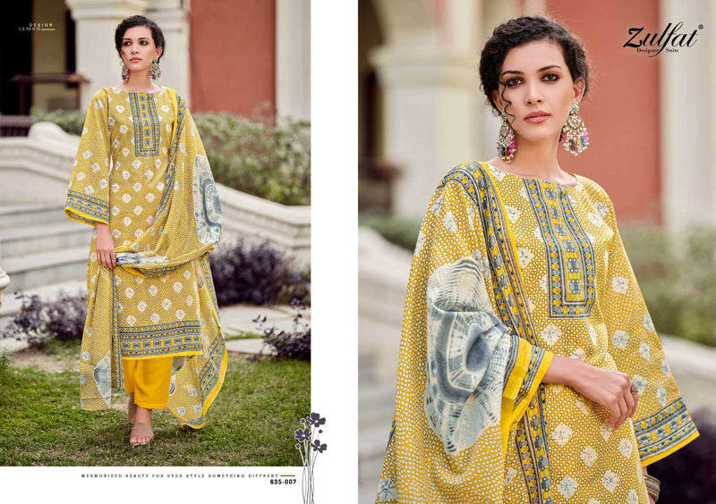 Zulfat Designer Studio Farhana Vol 9 Pure Cotton Printed Fancy Salwar Suit