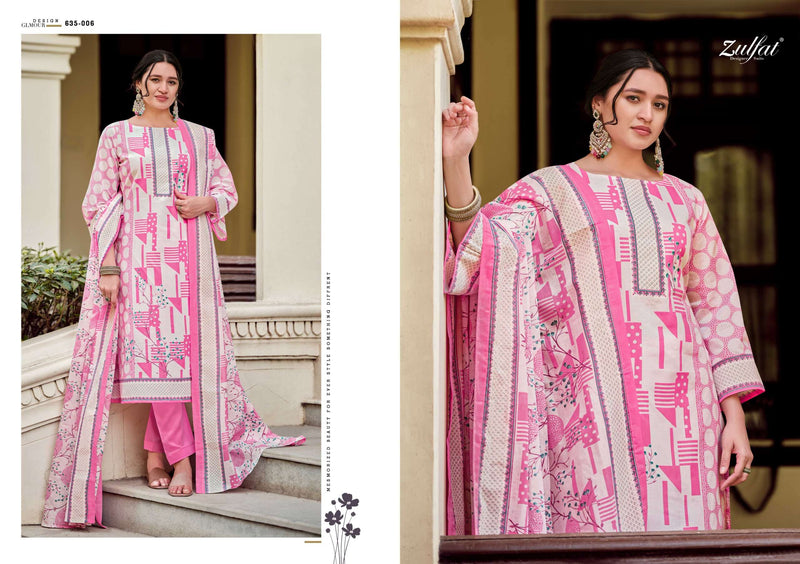 Zulfat Designer Studio Farhana Vol 9 Pure Cotton Printed Fancy Salwar Suit