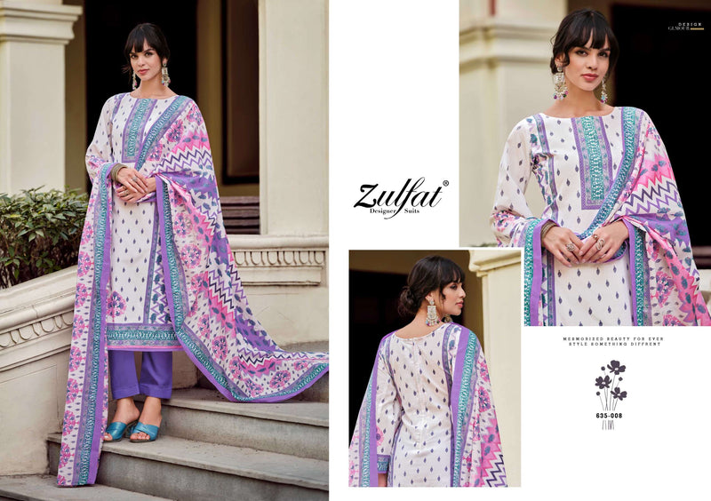 Zulfat Designer Studio Farhana Vol 9 Pure Cotton Printed Fancy Salwar Suit