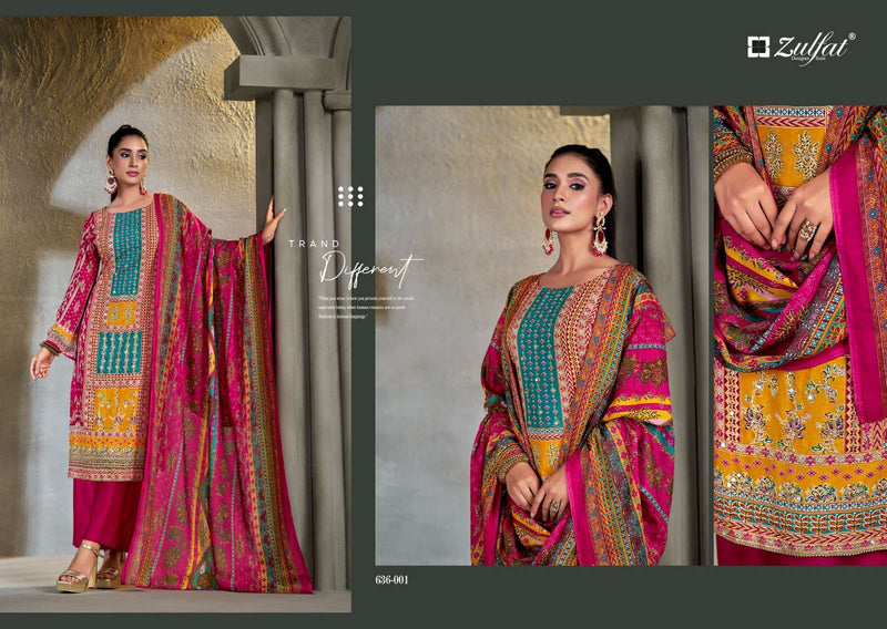 Zulfat Designer Suits Aayat Vol 15 Pure Viscose Rayon Handwork Salwar Suit