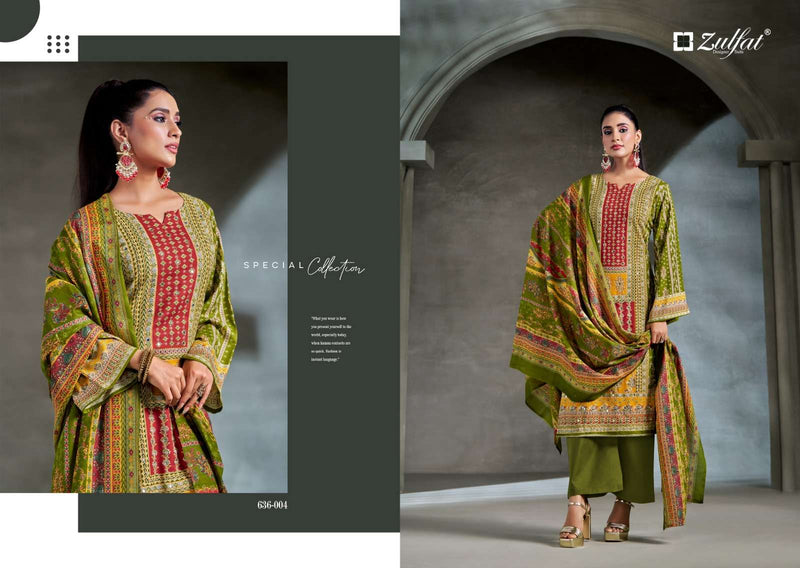 Zulfat Designer Suits Aayat Vol 15 Pure Viscose Rayon Handwork Salwar Suit