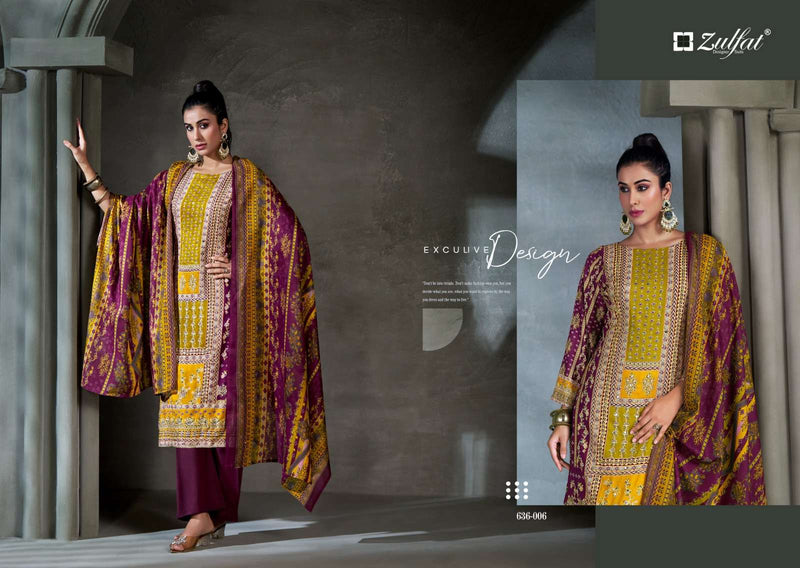 Zulfat Designer Suits Aayat Vol 15 Pure Viscose Rayon Handwork Salwar Suit