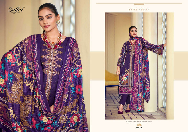 Zulfat Designer Suits Kalki Pure Viscose Rayon Printed Embroidered Work Salwar Suit