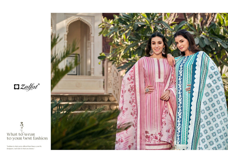 Zulfat Designer Suits Kashish Pure Cotton Exclusive Designer Salwar Suit