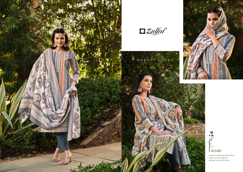 Zulfat Designer Suits Kashish Pure Cotton Exclusive Designer Salwar Suit