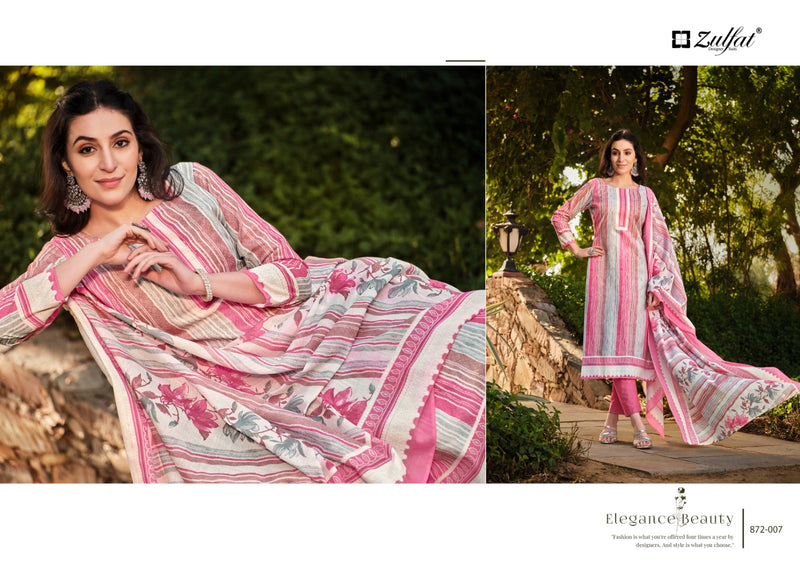 Zulfat Designer Suits Kashish Pure Cotton Exclusive Designer Salwar Suit