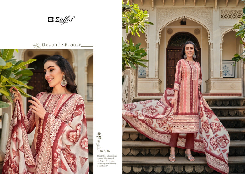 Zulfat Designer Suits Kashish Pure Cotton Exclusive Designer Salwar Suit