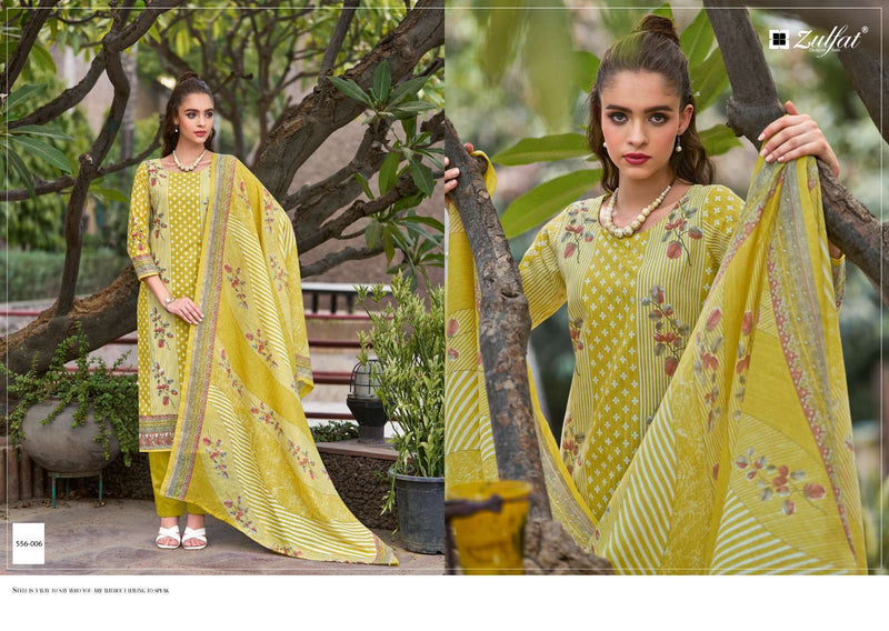 Zulfat Designer Suits Maryam Vol 5 Pure Cotton Exlusive Print Salwar Suit