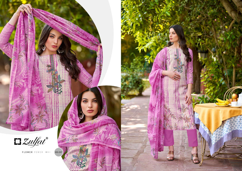Zulfat Designer Suits Noor Vol 2 Pure Cotton Embroidery Work Salwar Suit