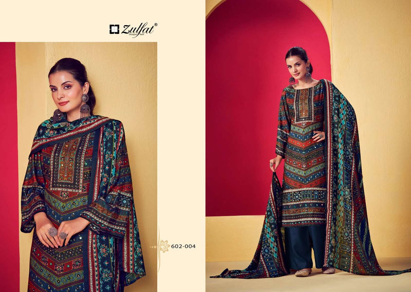 Zulfat Designer Suits Lipika Pure Heavy Viscose Rayon Print With Handwork Salwar Suit