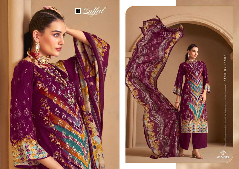 Zulfat Designer Suits Aayat Vol 12 Viscose Rayon Handwork Salwar Suit