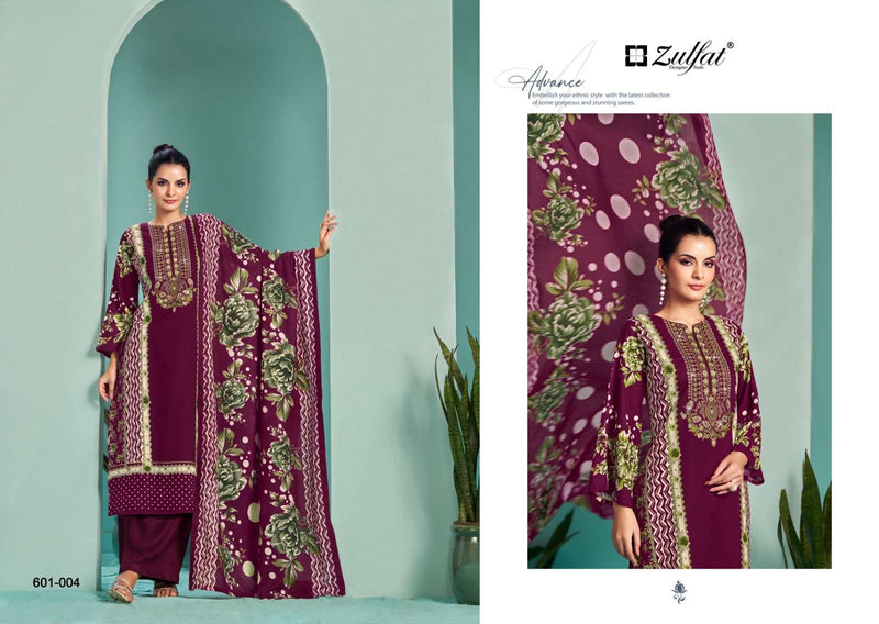 Zulfat Designer Suits Ruhani Pure Viscose Rayon Exclusive Print Salwar Suit