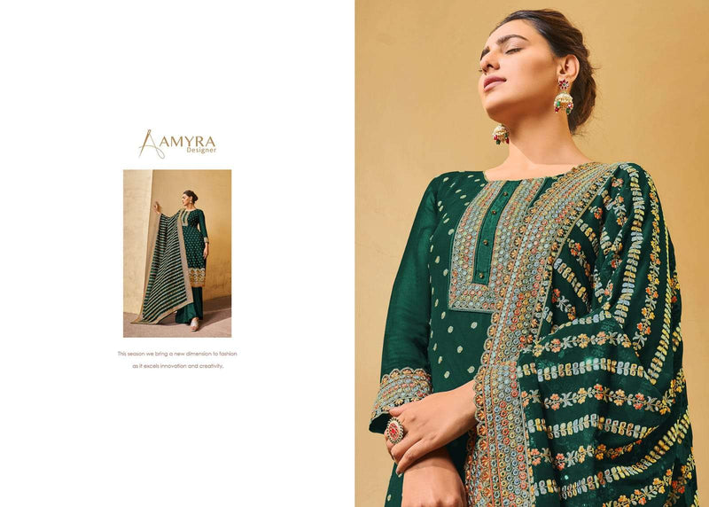 Aaina Vol 10 By Amyra Designer Georgette Embroidery Beautiful Salwar Kameez