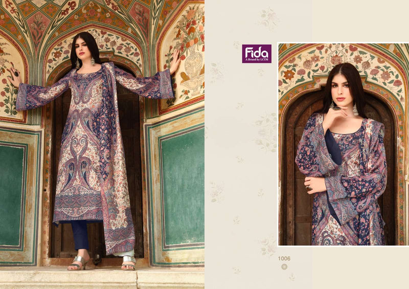 Fida International Aakarsh Wool Printed Designer Fancy Dress Salwar Suit