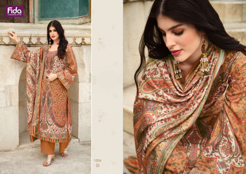 Fida International Aakarsh Wool Printed Designer Fancy Dress Salwar Suit