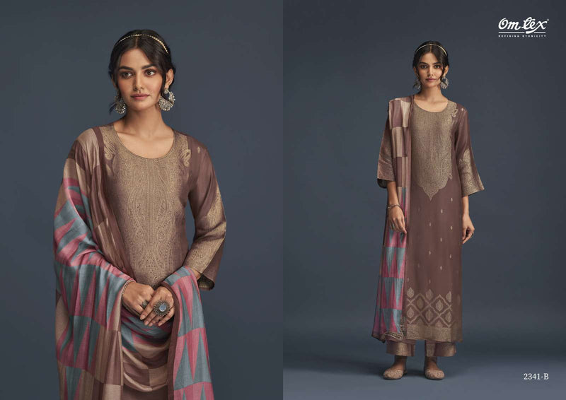 Aamod Vol 4 By Omtex Amazing Festive Wear Salwar Kameez