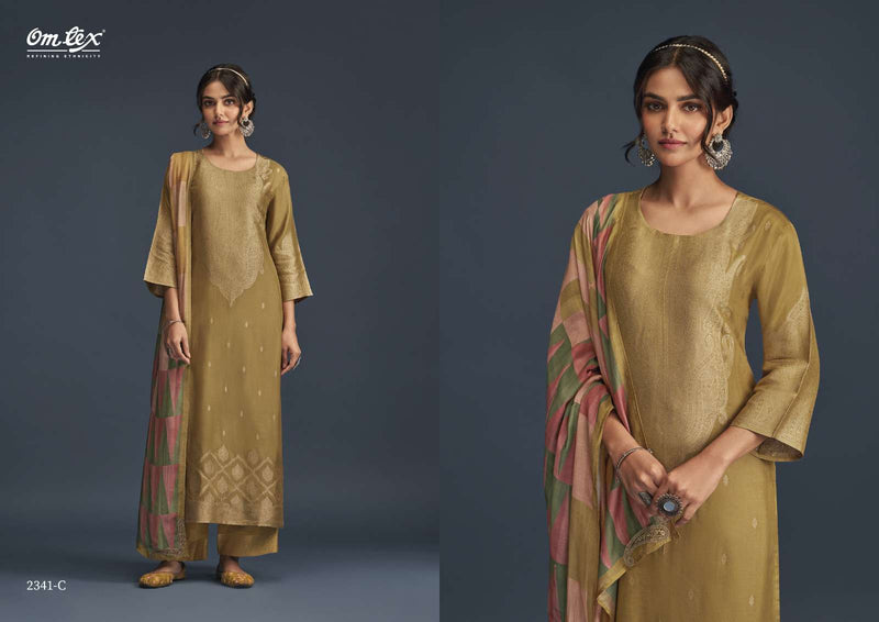 Aamod Vol 4 By Omtex Amazing Festive Wear Salwar Kameez