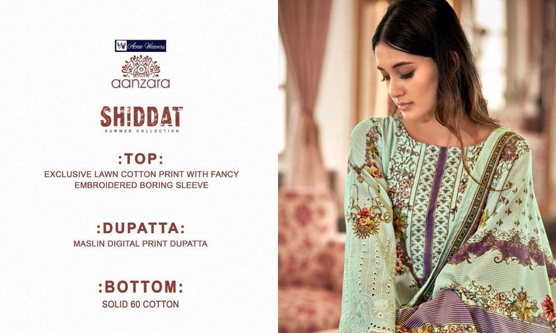 Aanzara Present Shiddat Adorable Print Pakistani Salwar Kameez