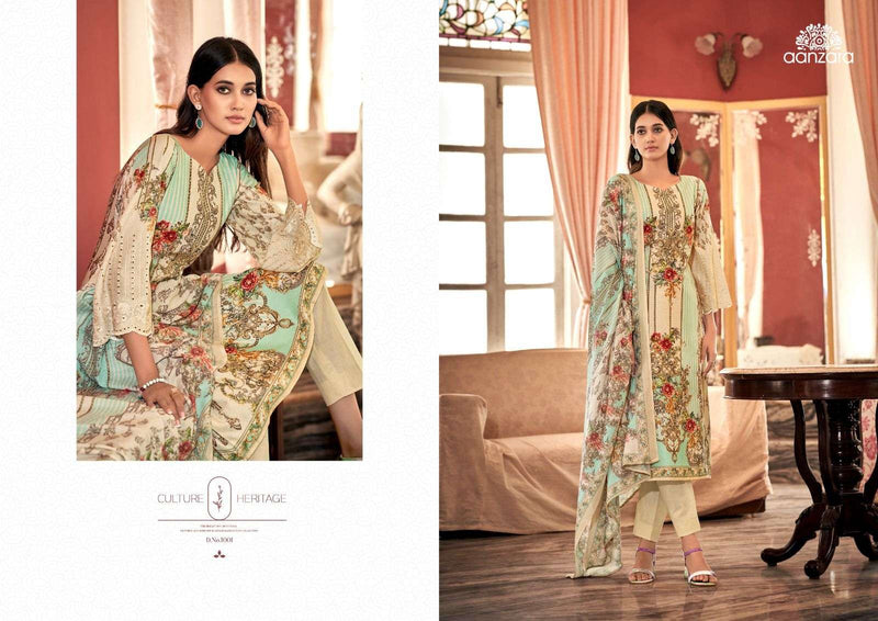 Aanzara Present Shiddat Adorable Print Pakistani Salwar Kameez