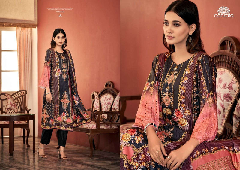 Aanzara Present Shiddat Adorable Print Pakistani Salwar Kameez