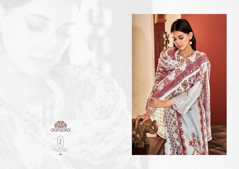 Aanzara Present Shiddat Adorable Print Pakistani Salwar Kameez