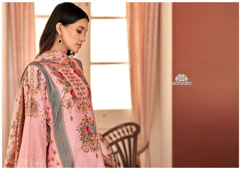 Aanzara Present Shiddat Adorable Print Pakistani Salwar Kameez