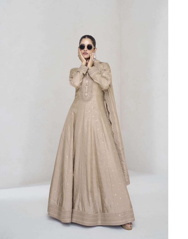 Aashirwad Creation Ekaya Silk Heavy Designer Party Wear Dress Dupatta Collection