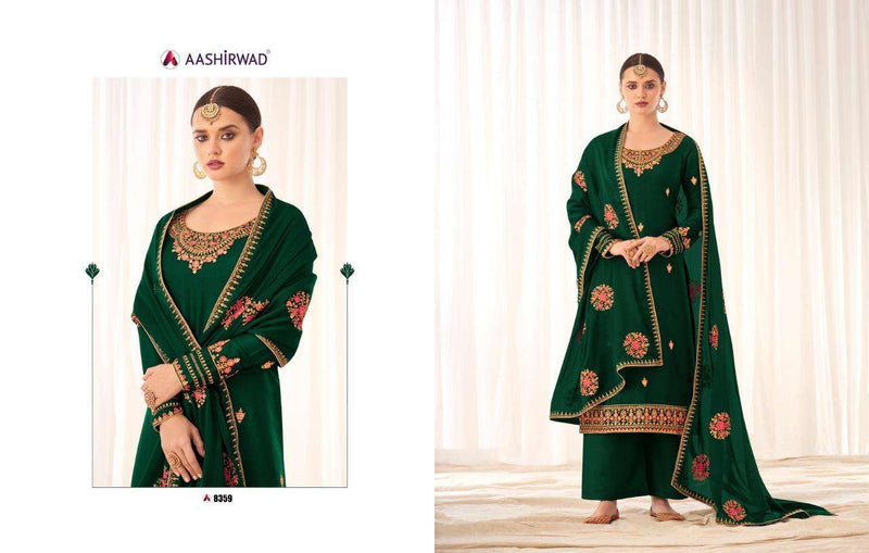 Aashirwad Creation Rashmi Silk Fancy Salwar Kameez Design For Women