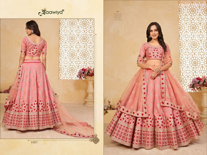 Aawiya Offical Agnilekha Vol 2 Art Silk Sequins Embroidery Work Lehnga Choli