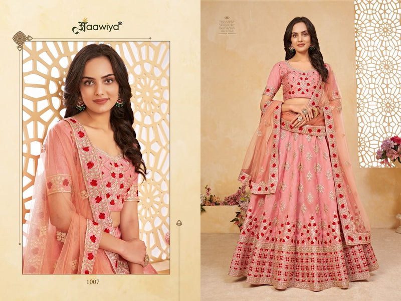 Aawiya Offical Agnilekha Vol 2 Art Silk Sequins Embroidery Work Lehnga Choli