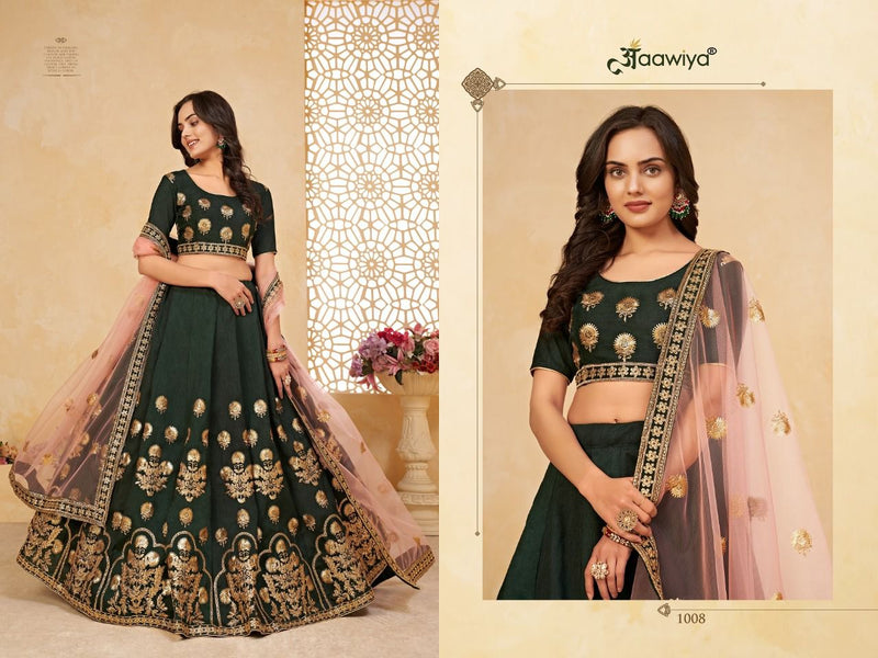 Aawiya Offical Agnilekha Vol 2 Art Silk Sequins Embroidery Work Lehnga Choli