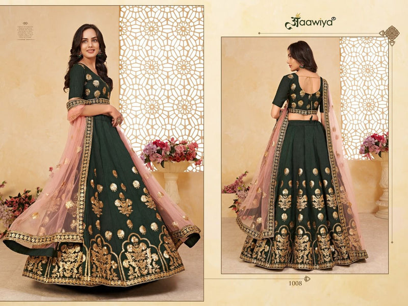 Aawiya Offical Agnilekha Vol 2 Art Silk Sequins Embroidery Work Lehnga Choli