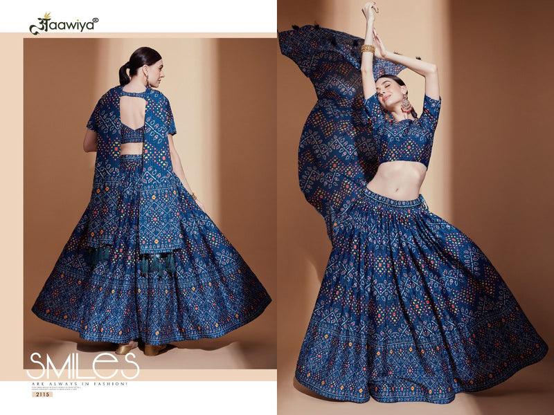 Aawiya Official Aleena Vol 1 Chinnon Heavy Lehngas Choli Collection