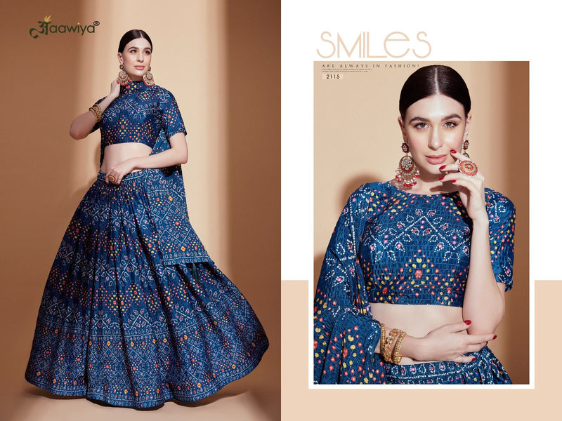 Aawiya Official Aleena Vol 1 Chinnon Heavy Lehngas Choli Collection