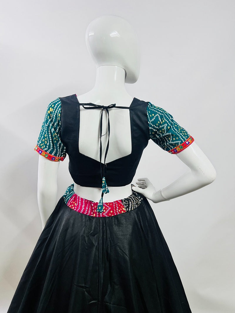 Aawiya Official Awy 7042 Cotton Bandhani Printed Navratri Look Choli