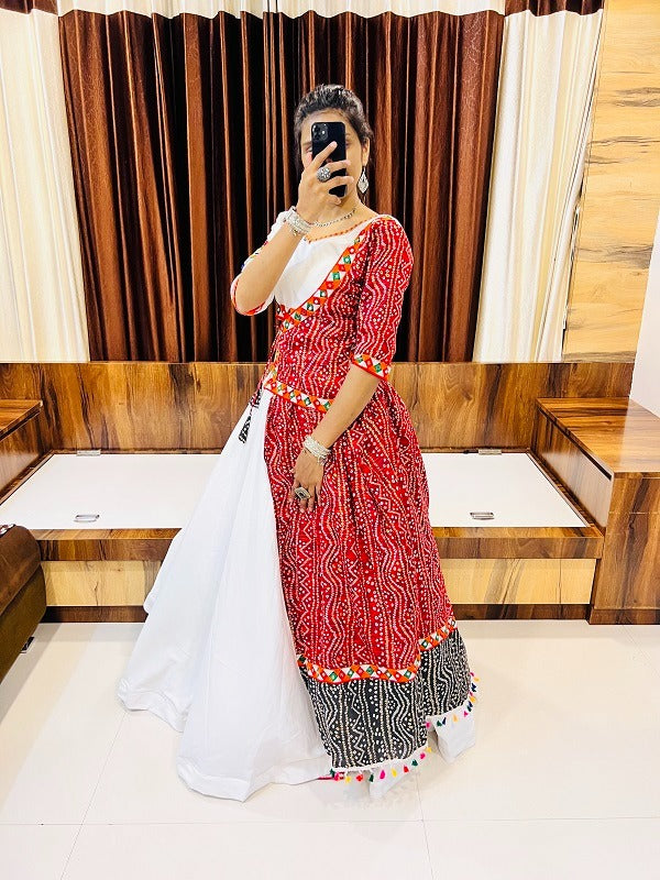 aawiya offical Awy 7046 Cotton With Lace Work Designer Lehngas Collection