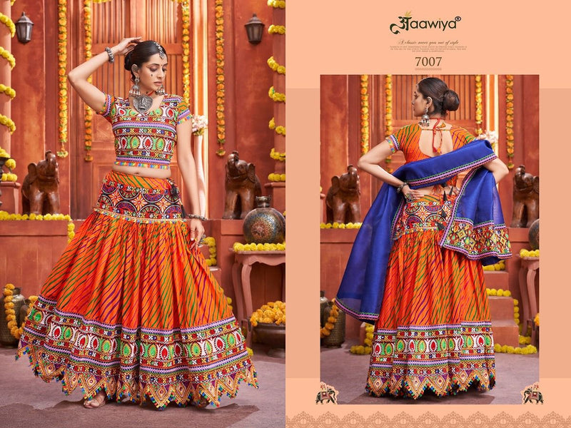 Aawiya Official Rajwadi Vol 4 Fancy New Navratri Lehnga Choli Collection