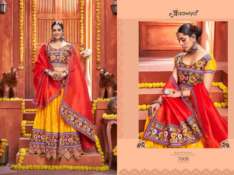 Aawiya Official Rajwadi Vol 4 Fancy New Navratri Lehnga Choli Collection